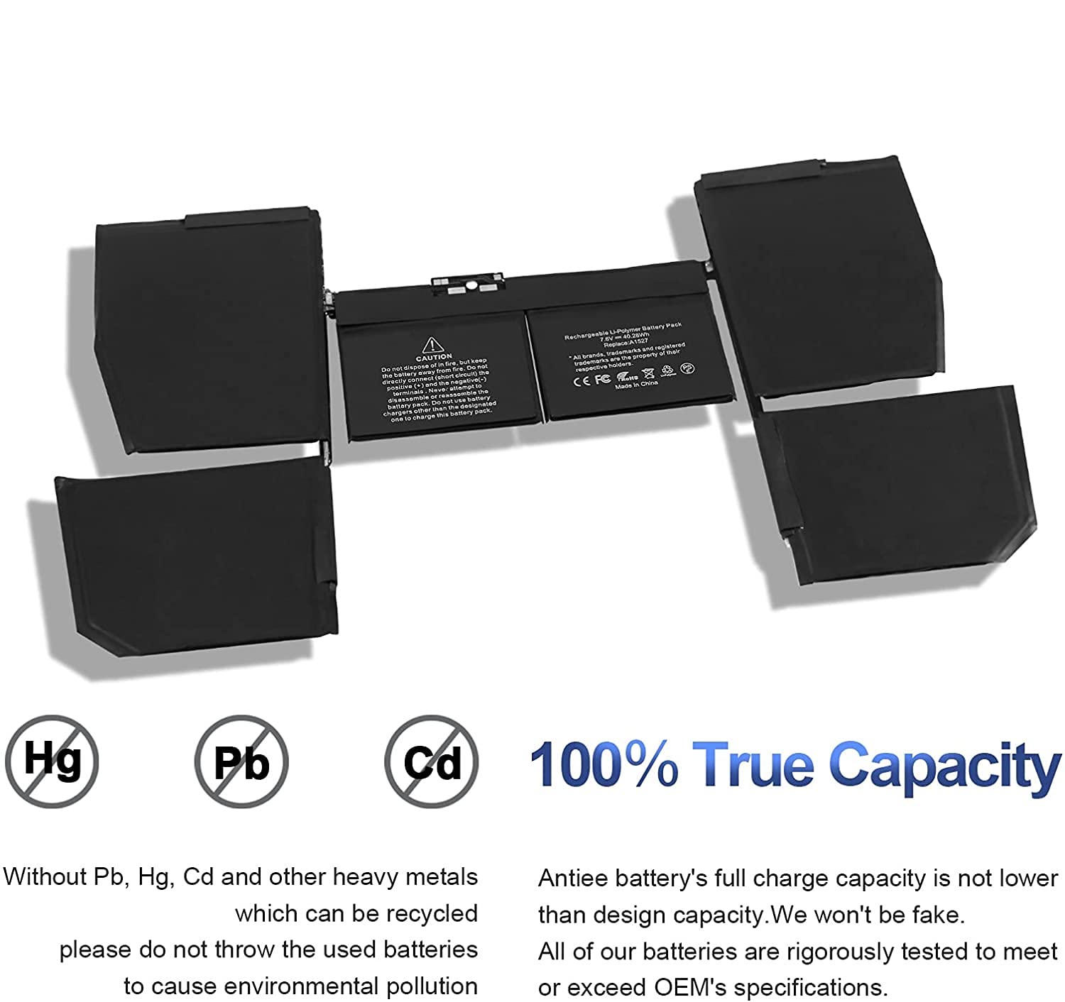  A1527 A1705 Battery Compatible with MacBook 12 Inch Model A1534 (Release 2017 2016 2015) Retina Display EMC 2746 2991 3099 MNYG2LL/A MLHA2LL/A MLHC2LL/A MNYG2LL/A MNYF2LL/A MF855LL/A MF865LL/A